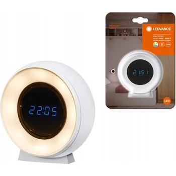 Lampička Noční lampa hodinky LEDVANCE NIGHTLUX CLOCK 0.3W