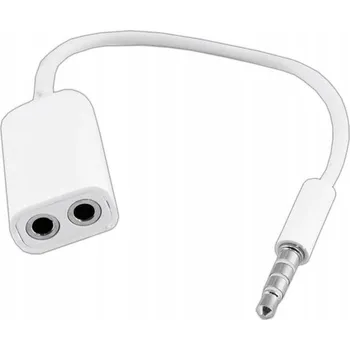 Audio kabel Redukce Lamex LX4074/K, 3,5 mm Jack samec - 2x 3,5 mm Jack samice, 10,8 cm