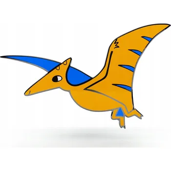 Obraz PINETS odznak Dinosaurus Pterosaurus oranžový