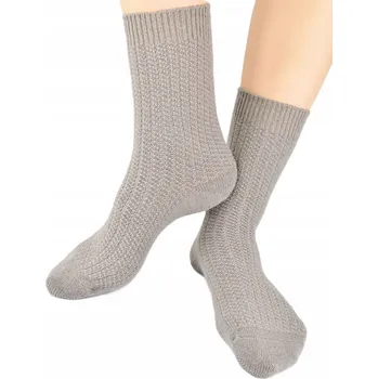 Dámské ponožky Ponožky Noviti SW027-W Vlna 36-41 mocca