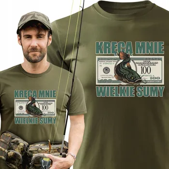 Pánské tričko Dárek pro rybáře tričko tričko s maskáčový potiskem, přitahují mě SUMCI