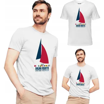 Pánské BAVLNA bavlněné jachtařské Tričko , tričko s nápisem Captain Mike 5XL