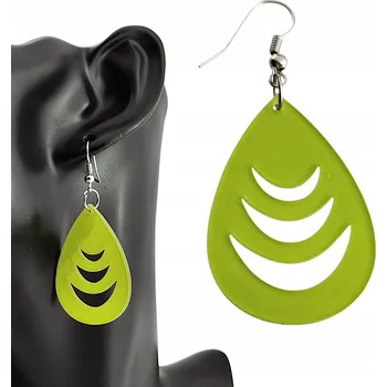 Náušnice Náušnice barevné Plastové Zelené Visací
