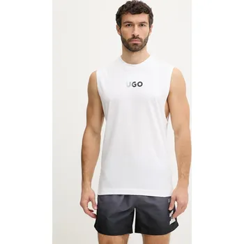 Plážové tričko HUGO RAY BEACH_TANK_LOOSE 50555581 bílá 00X, vel. XL