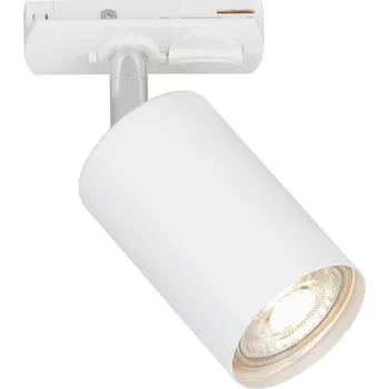 Bodové svítidlo BRILONER LED spot GU10 lištový systém 230V – vysokonapěťový, 13,8cm, otočný/nastavitelný, bílý 8005016