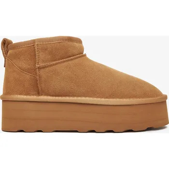 Dámská zimní obuv DeeZee Dámské zateplené sněhule Hnědé DZN-005