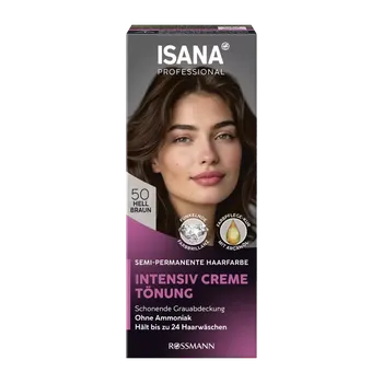 Barva na vlasy ISANA Professional Smývatelná barva 50 Světle hnědá