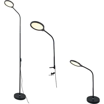 Stojací lampa ACA Lighting LED stolní a stojací lampa STEFAN 3 v 1 černý ABS+hliník CCT krokově stmívatelné SF501ALL