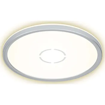 BRILONER Slim svítidlo LED panel, pr. 29,3 cm, 2400 lm, 18 W, stříbrná BRI 3391-014