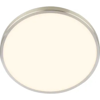 BRILONER Nobre stropní svítidlo pr.33 cm - 17,5W, 2400lm, teplá bílá, LED, matný nikl 3961012