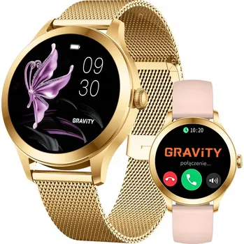 Hodinky Dámské hodinky CHYTRÉ HODINKY GRAVITY - HOVORY UPOZORNĚNÍ PULS KROKY ALARM