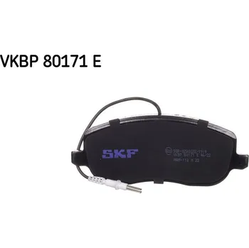 Brzdová destička Sada brzdových destiček, kotoučová brzda SKF VKBP 80171 E