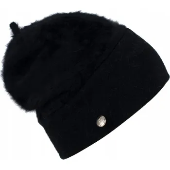 Čepice Szaleo Zimní čepice beanie černá, univerzální velikost