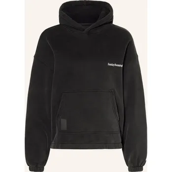 Dámská mikina Another Cotton Lab Dámská Mikina S Kapucí, černá / bílá, 40