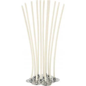 Svíčka Knoty na sójové svíčky s bavlněným plechem 27N / 12 cm - 10 ks Knotů