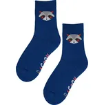 Dívčí vzorované ponožky WOLA MÝVAL modré Velikost: 33-35