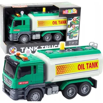 autíčko CISTERNA NÁKLADNÍ AUTO VODA SVĚTLA ZVUKY ZELENÁ