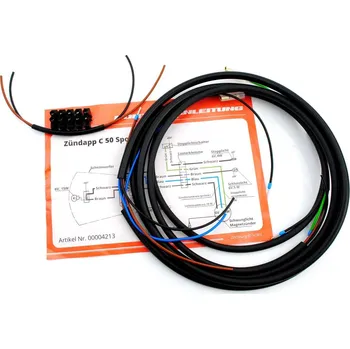 Elektroinstalace pro motocykl Kabelový svazek Goebel se schématem zapojení pro Zündapp, C 50 Sport Typ 517 MG00004213