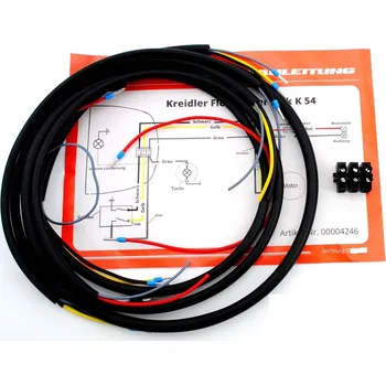 Elektroinstalace pro motocykl Goebel Kabelový svazek Goebel, kompletní, černý, pro Kreidler Florett egg tank K 54/0M MG00004246