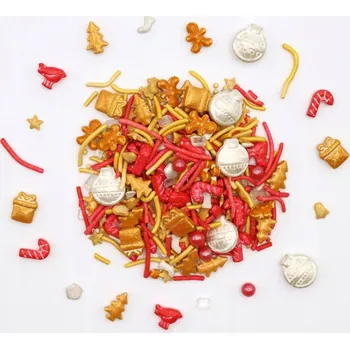 Jedlá dekorace na dort Vánoční posypka (60 g) - PME