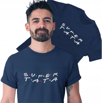 Pánské tričko Dárek ke Dni otců Super Táta Friends XXL