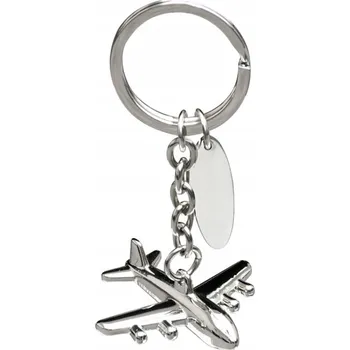 Přívěsek Na Klíče Asgard Letadlo 3D stříbrná
