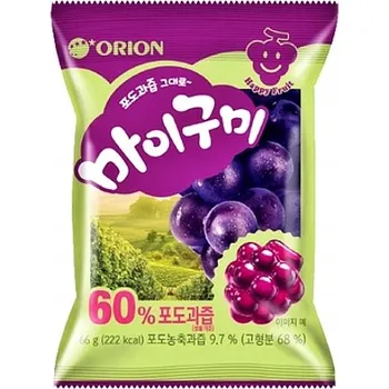 Bonbon Želé Bonbony bonbóny My Gummy Grape Orion 66 g