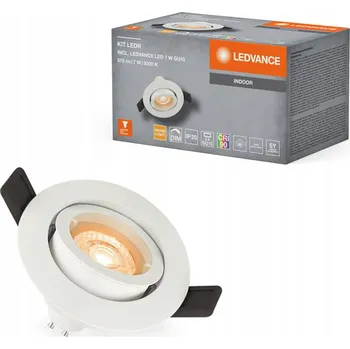 Bodové svítidlo Kulatý Ledvance očka bílá