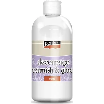 Kancelářské lepidlo Pentart matný lak a lepidlo na decoupage 500 ml