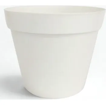 Květináč Bílý plast Květináč Admit 16 cm x 16 x 14 cm
