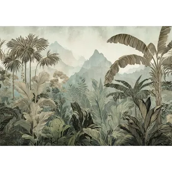 Fototapeta FOTOTAPETA DŽUNGLE TROPICKÝ LES 3D NA ZEĎ LOŽNICE OBÝVACÍ POKOJ 350x250