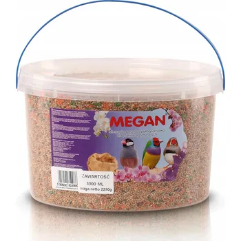 Pro ptáka MEGAN KRMNÁ SMĚS krmivo pro exotické ptactvo 3L 2250 g
