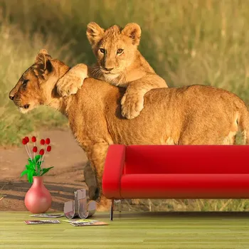 Tapeta Sablio Tapeta Lvíčata - 208x125 cm