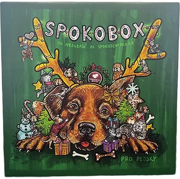 Pelíšek pro psa SPOKOBOX, krabice pro malé psy plná překvapení + Doprava zdarma