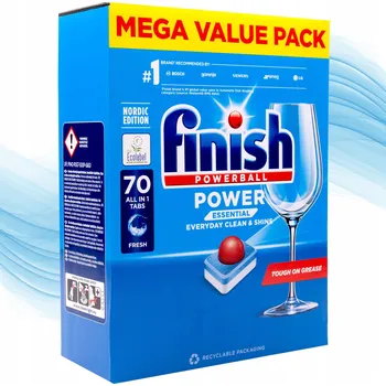 Přípravek do myčky FINISH POWERBALL ESSENTIAL 70 tablet
