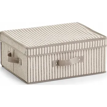 Úložný box Krabice s víkem v odstínech hnědé a béžové