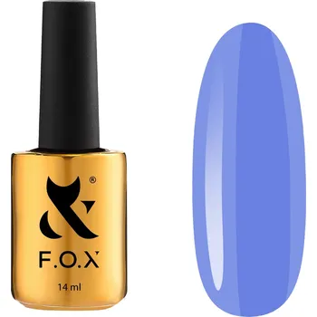 Lak na nehty F.O.X Akrylożel na nehty modrý, zpevňující Acryl Gel v lahvičce 14ml 027