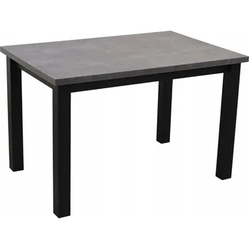 Jídelní stůl Kuchyňský stůl BIRD Meble obdélníkový betonový, černý 80 x 120 x 76 cm