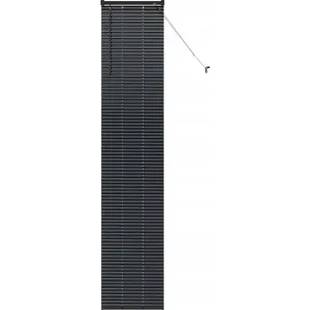 Žaluzie Žaluzie na okno se záclonami Černá Hliník IM_42006160