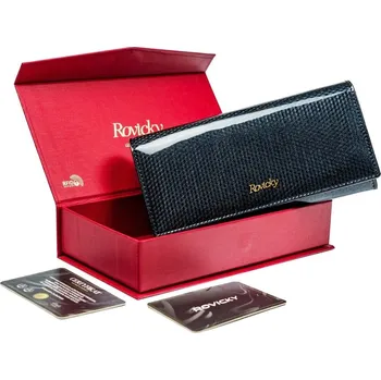 Peněženka Rovicky dámská peněženka z pravé kůže černá