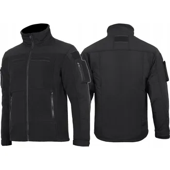 Pánská mikina MFH Professional Bunda fleecová COMBAT černá Velikost: 4XL