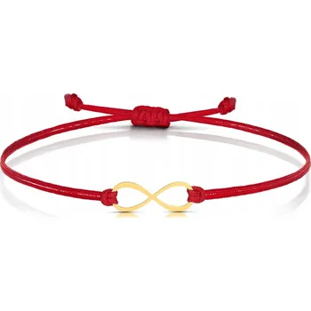 Náramek ŠŇŮRKOVÝ NÁRAMEK NEKONEČNO STŘÍBRO 925