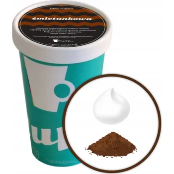 Káva Káva aromatizovaná s smetanovou příchutí mletá ARABICA EKO Cup&You 200 g