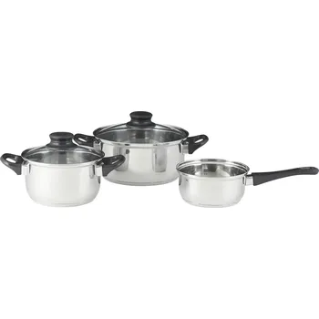 Sada nádobí KHG Layla Sada nádobí nerezová ocel 3 kusy