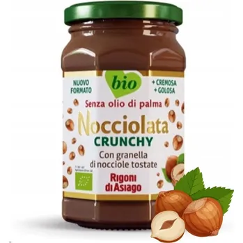 Rigoni Nocciolata Crunchy krém s praženými lískovými oříšky 325g
