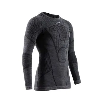 X-Bionic Symbio Merino Shirt LS Men rhino grey S; Šedá triko + DÁREK DLE VÝBĚRU!