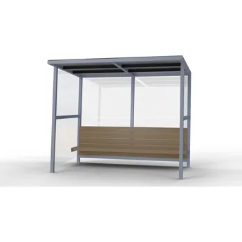 Přístřešek na auto HTI Zastávkový přístřešek Tromsa Barva konstrukce: hnědá komaxit (RAL 8017)