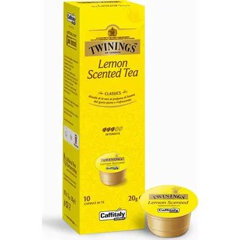 Caffitaly Kapsle černý čaj Twinings Lemon Scented 10kusů do Tchibo Cafissimo