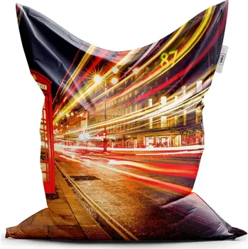 Sedací pytel Sablio Sedací vak Noční Londýn - 200x140 cm