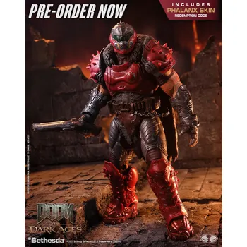 Figurka Doom: he Dark Ages- sběratelská figurka Doom Slayer (Phalanx Skin) 18 cm
